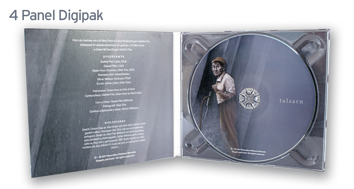 4 Panel CD Digipak Printed in the UK 4 Panel CD Digipak Image 4