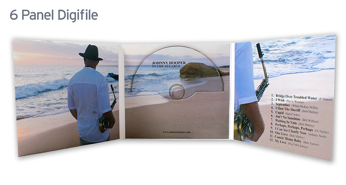 6 Panel CD Digifile Printing From 50 units 4 Panel CD Digipak Image 2
