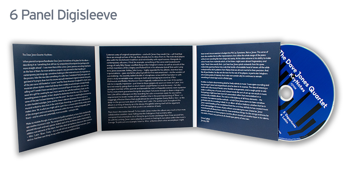 6 Panel CD Digisleeve Printing 6 Panel CD Digisleeve Image 1