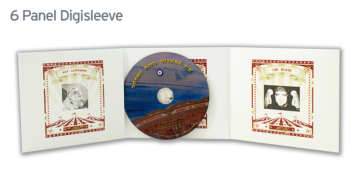6 Panel CD Digisleeve Printing From 50 units 6 Panel CD Digisleeve Image 2