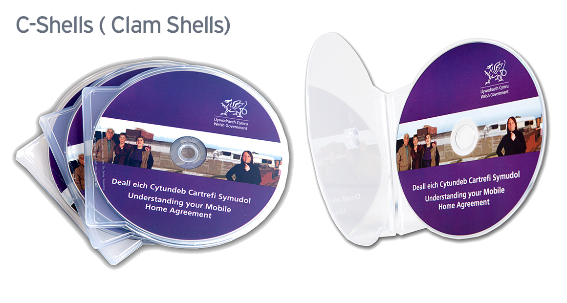 C-Shells or Clam-Shells for DVD and CD C-Shell Clam Shell Image 4