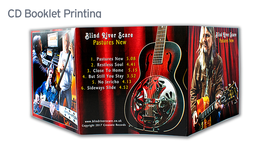 Fast Turnaround CD Booklet Printing 6 Page CD Booklet Image