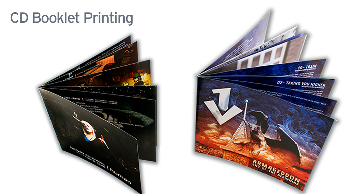 12 and 16 Page CD Booklet Printing 12 and 16 Page CD Booklets Image