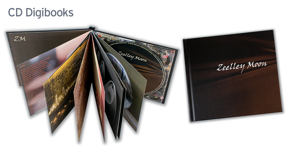 16 Page CD Digibook With Clear Tray on Inside Back Cover CD Digibook Image 4