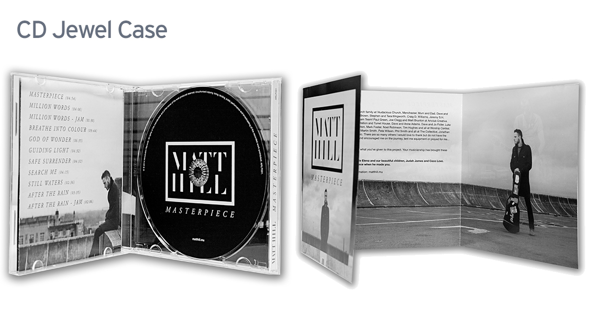 CD Jewel Case With Clear or Black Trays Jewel Case Image 2