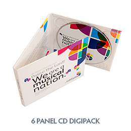 CD Digipak 6 Panel CD Digipack
