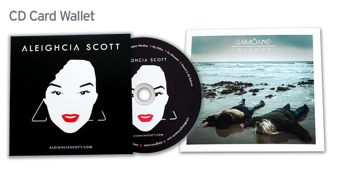 Short Run CD Card Wallet Printing Short Run CD Card Wallet Printing