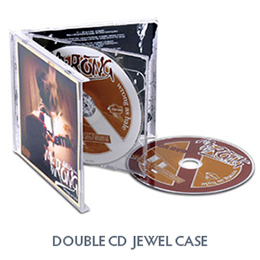 Double CD Jewel Case to hold 2 Discs