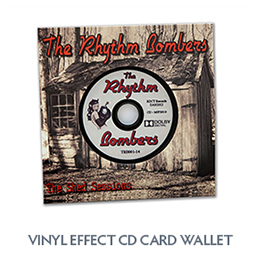 Vinyl Effect CD Card Wallet