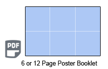 6 or 12 page CD poster booket 6 Panel CD Digipak 2 Disc with Tunnel Pocket