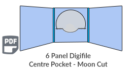 6 Panel Digisleeve Template 6 Panel CD digisleeve template