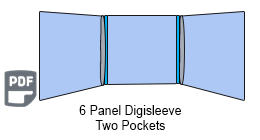 6 Panle CD digisleeve Template Two Discs 6 Panel CD Digisleeve Two discs